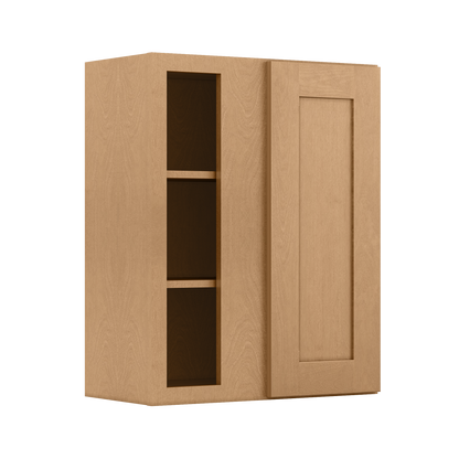 Square Corner Wall Blind Reversible Kitchen Cabinet SC2430 Shaker Toffee LessCare 24 in. width 30 in. height 12 in. depth