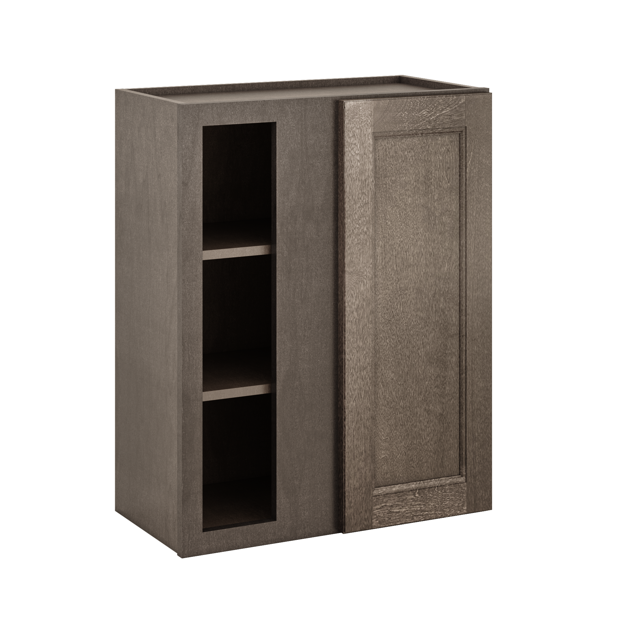 Square Corner Wall Blind Reversible Kitchen Cabinet SC2430 Milan Slate 24 in. width 30 in. height 12 in. depth