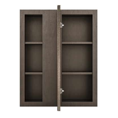 Square Corner Wall Blind Reversible Kitchen Cabinet SC2430 Milan Slate 24 in. width 30 in. height 12 in. depth