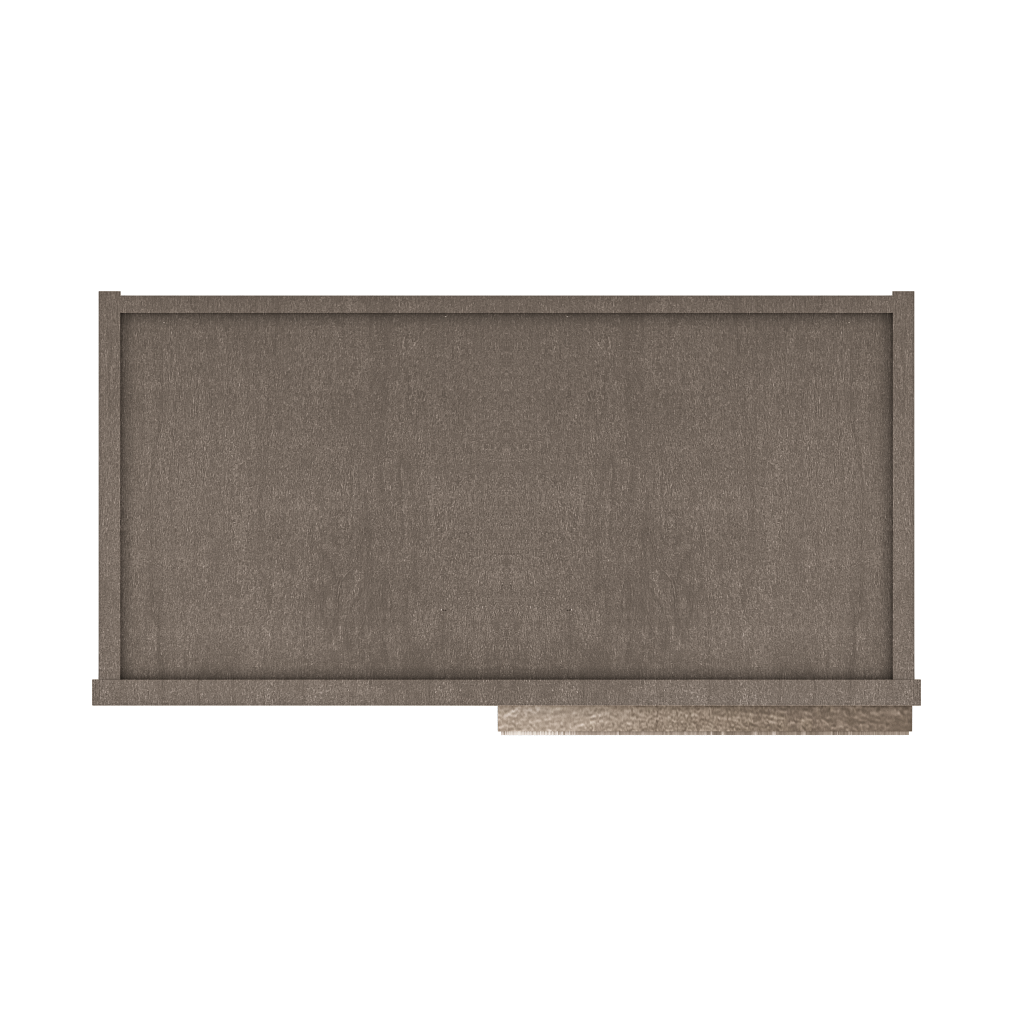 Square Corner Wall Blind Reversible Kitchen Cabinet SC2430 Milan Slate 24 in. width 30 in. height 12 in. depth