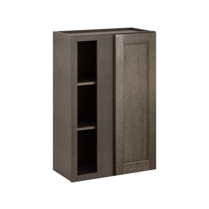 Square Corner Wall Blind Reversible Kitchen Cabinet SC2436 Milan Slate 24 in. width 36 in. height 12 in. depth