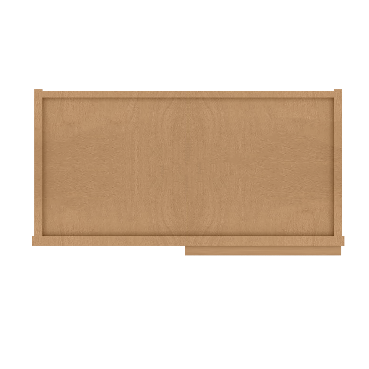 Square Corner Wall Blind Reversible Kitchen Cabinet SC2436 Shaker Toffee LessCare 24 in. width 36 in. height 12 in. depth