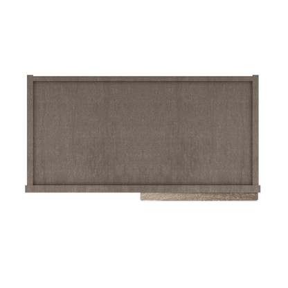 Square Corner Wall Blind Reversible Kitchen Cabinet SC2436 Milan Slate 24 in. width 36 in. height 12 in. depth