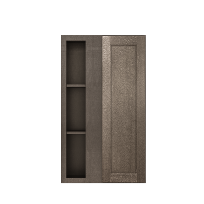 Square Corner Wall Blind Reversible Kitchen Cabinet SC2442 Milan Slate 24 in. width 42 in. height 12 in. depth