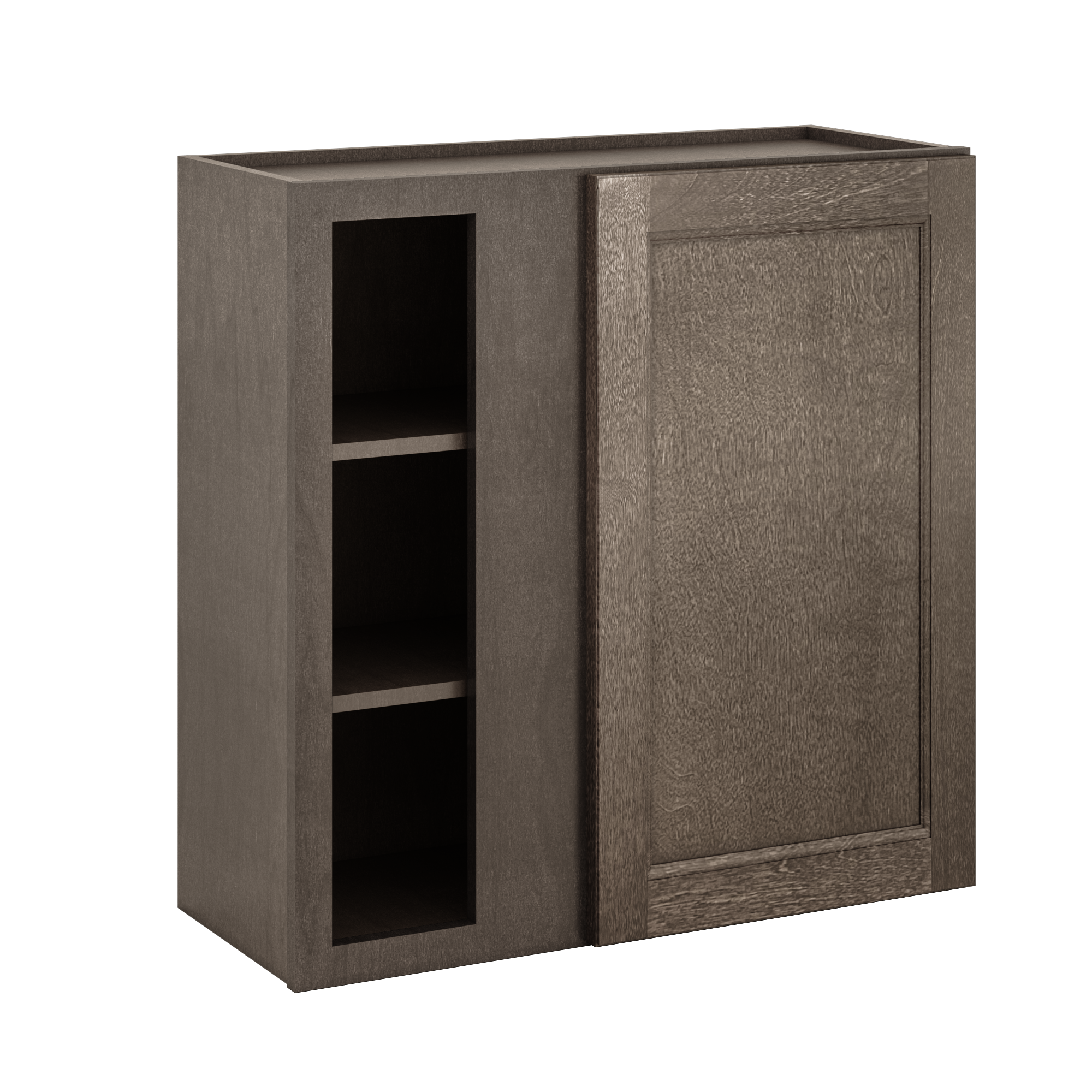 Square Corner Wall Blind Reversible Kitchen Cabinet SC3030 Milan Slate 30 in. width 30 in. height 12 in. depth