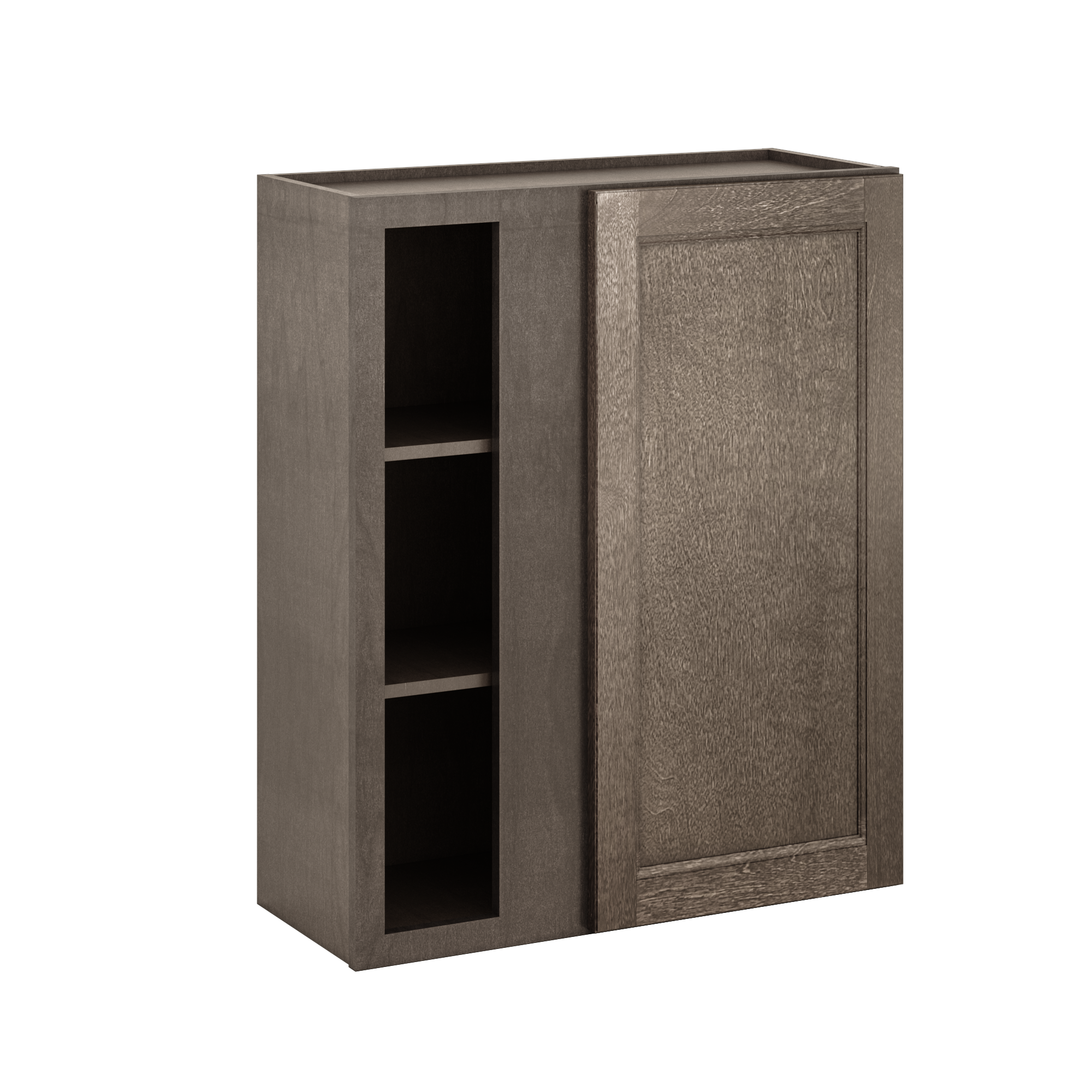 Square Corner Wall Blind Reversible Kitchen Cabinet SC3036 Milan Slate 30 in. width 36 in. height 12 in. depth