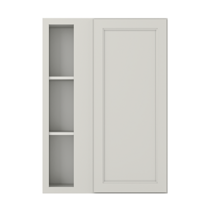 Square Corner Wall Blind Reversible Kitchen Cabinet SC3042 Milan Pearl30 in. width 42 in. height 12 in. depth