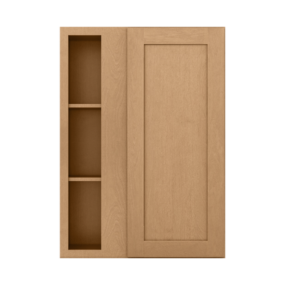 Square Corner Wall Blind Reversible Kitchen Cabinet SC3042 Shaker Toffee LessCare 30 in. width 42 in. height 12 in. depth