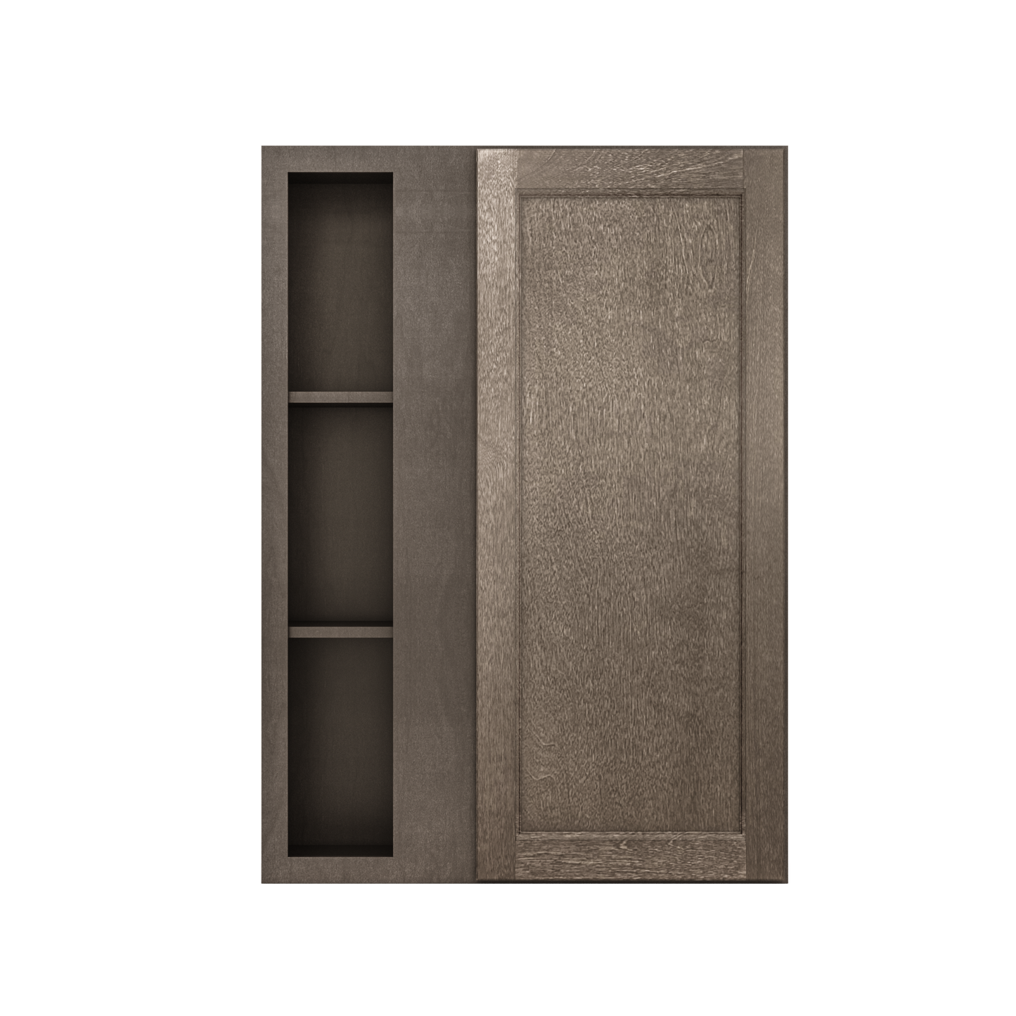 Square Corner Wall Blind Reversible Kitchen Cabinet SC3042 Milan Slate30 in. width 42 in. height 12 in. depth