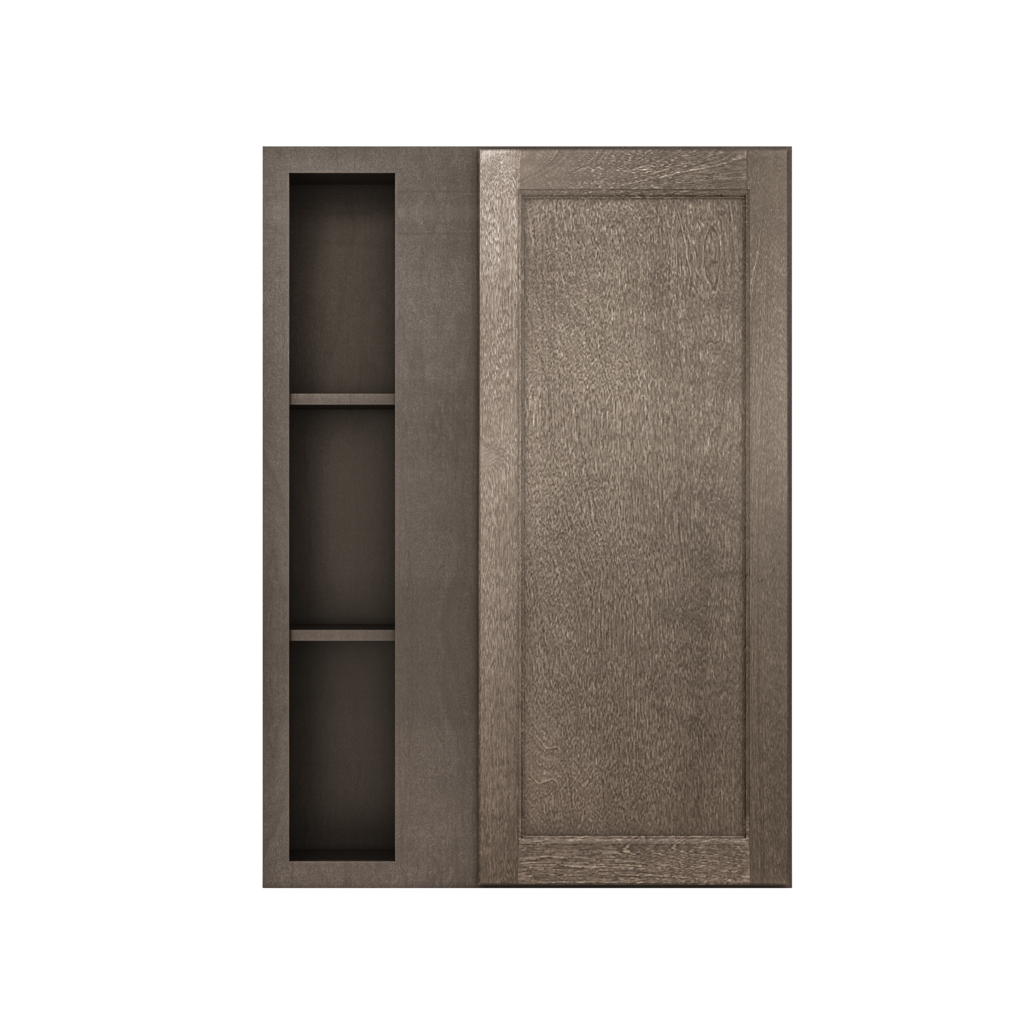 Square Corner Wall Blind Reversible Kitchen Cabinet SC3042 Milan Slate30 in. width 42 in. height 12 in. depth