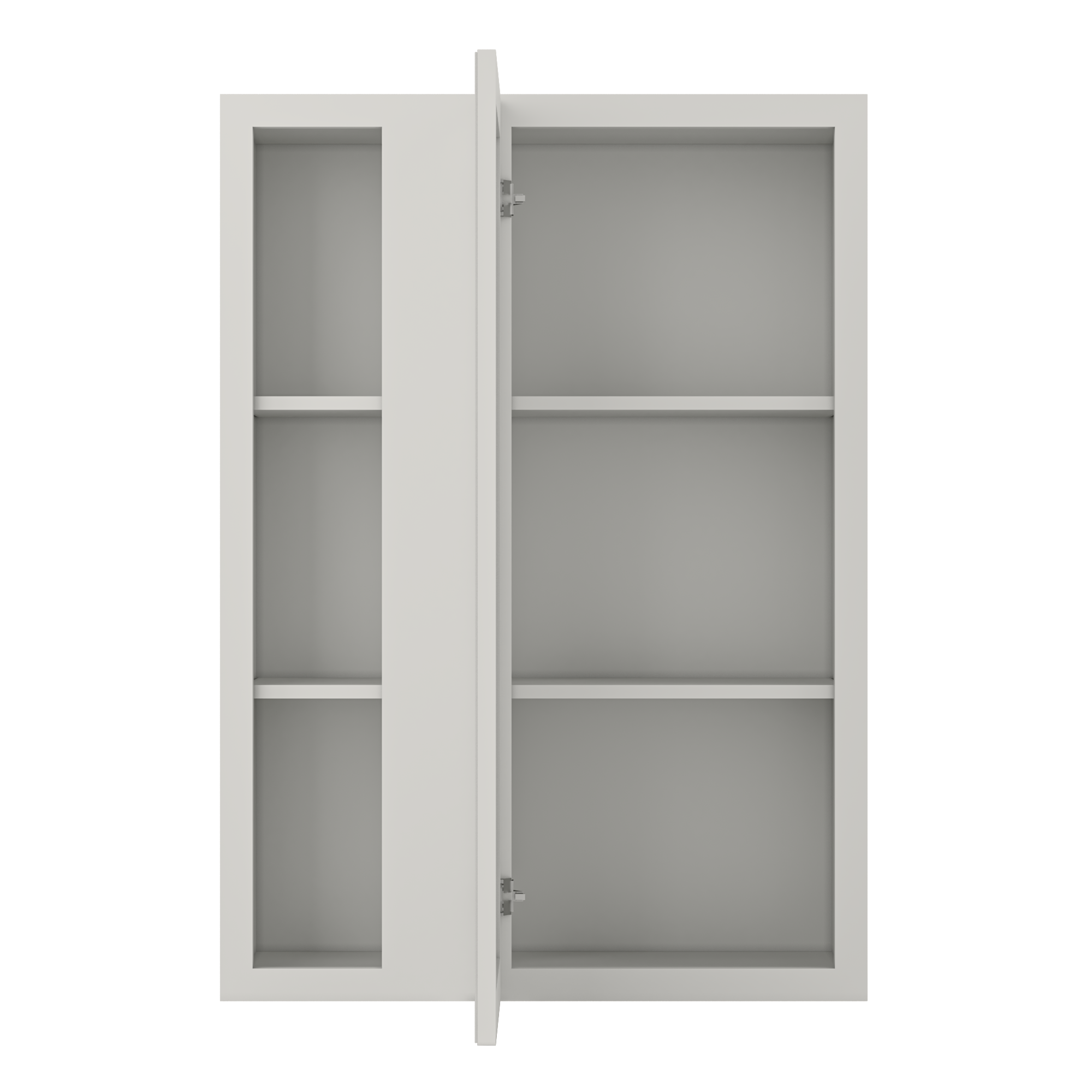 Square Corner Wall Blind Reversible Kitchen Cabinet SC3042 Milan Pearl30 in. width 42 in. height 12 in. depth