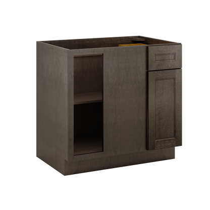 Blind Corner Base Kitchen Cabinet SCB36 Milan Slate 36 in. width 34.5 in. height 24 in. depth