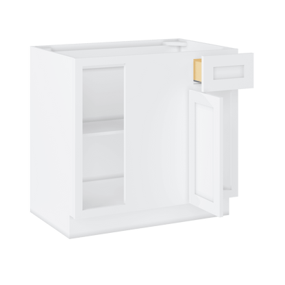 Blind Corner Base Kitchen Cabinet SCB36 Alpina White LessCare 36 in. width 34.5 in. height 24 in. depth