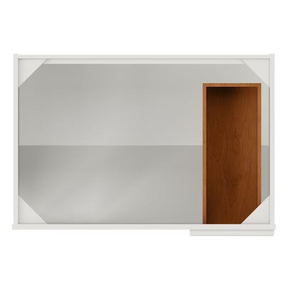 Blind Corner Base Kitchen Cabinet SCB36 Milan Pearl 36 in. width 34.5 in. height 24 in. depth