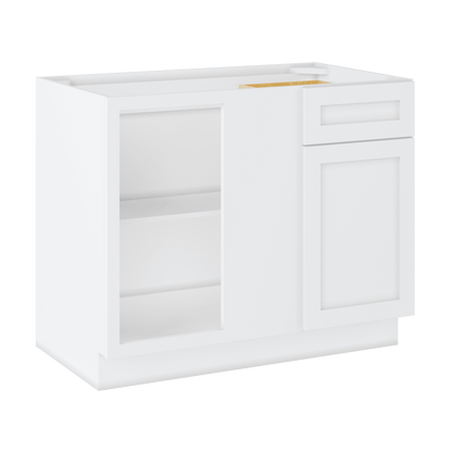 Blind Corner Base Kitchen Cabinet SCB42 Alpina White LessCare 42 in. width 34.5 in. height 24 in. depth