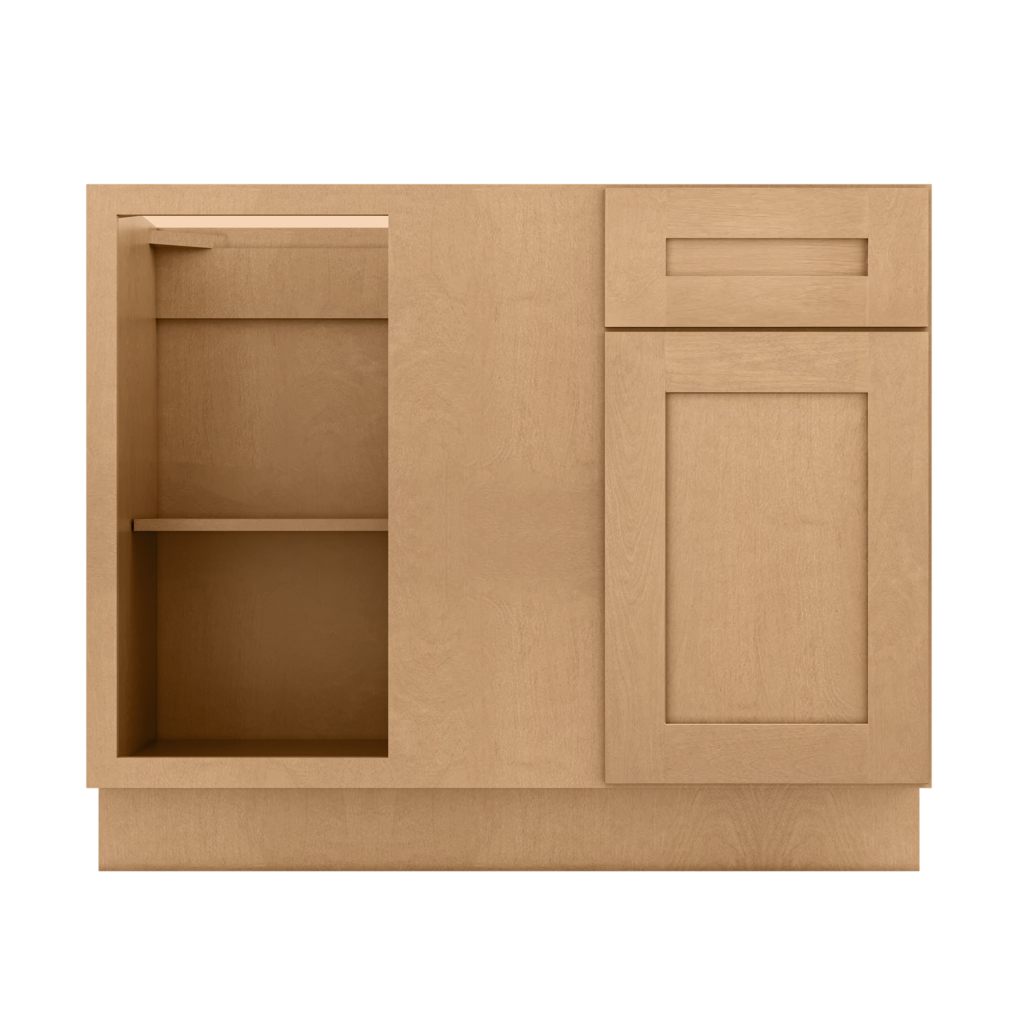 Blind Corner Base Kitchen Cabinet SCB42 Shaker Toffee 42 in. width 34.5 in. height 24 in. depth