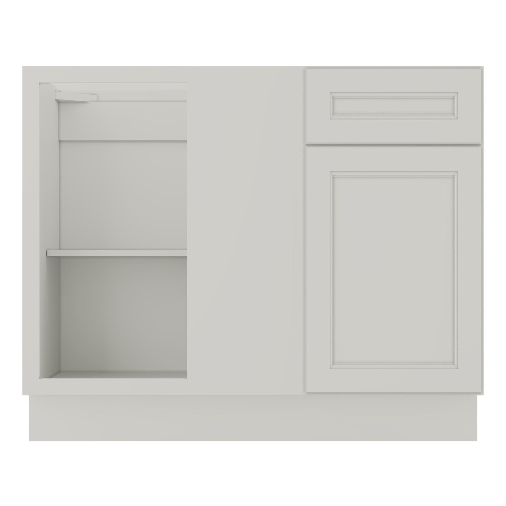 Blind Corner Base Kitchen Cabinet SCB42 Milan Pearl 42 in. width 34.5 in. height 24 in. depth