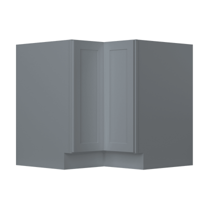 Lazy Suzan Base Kitchen Cabinet SCER36 Colonial Gray LessCare 34.5 in. height 36 in. depth