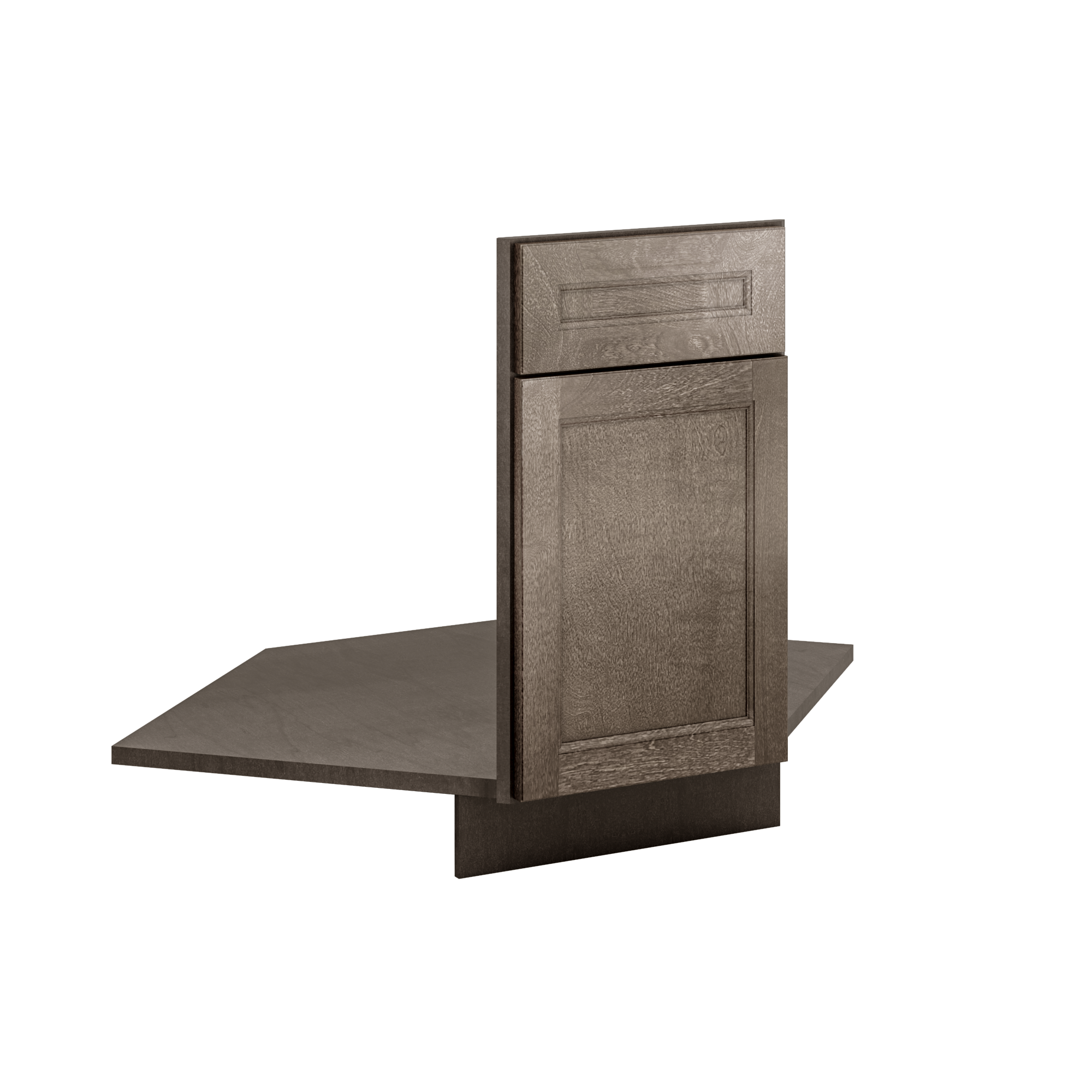 Sink Front Corner Base Kitchen Cabinet SFC36 Milan Slate 34.5 in. height 36 in. depth