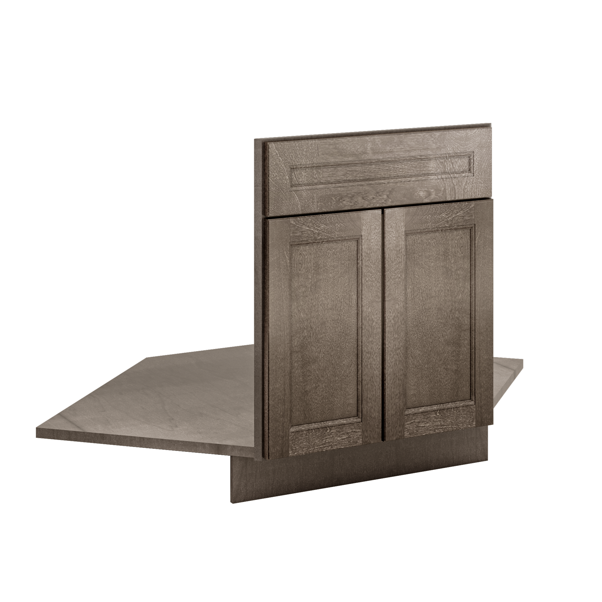 Sink Front Corner Base Kitchen Cabinet SFC42 Milan Slate 34.5 in. height 42 in. depth