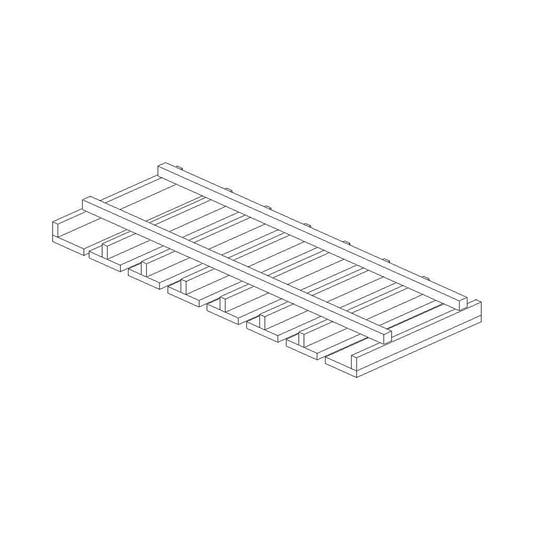 Cubitac Basic Oxford Pastel 30" W Stem Glass Rack