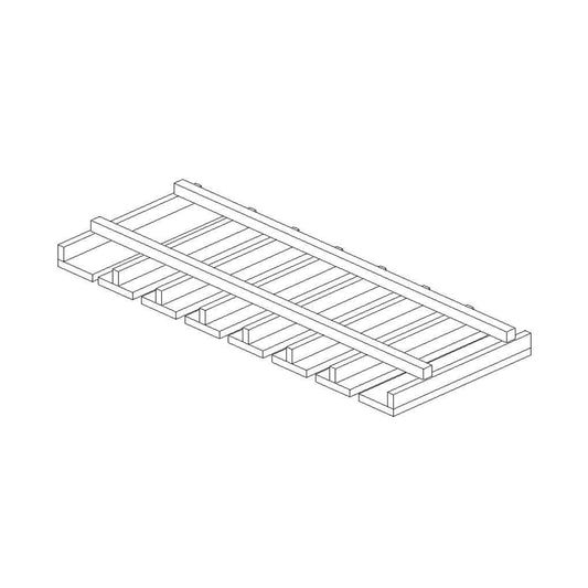 Cubitac Basic Oxford Latte 30" W Stem Glass Rack