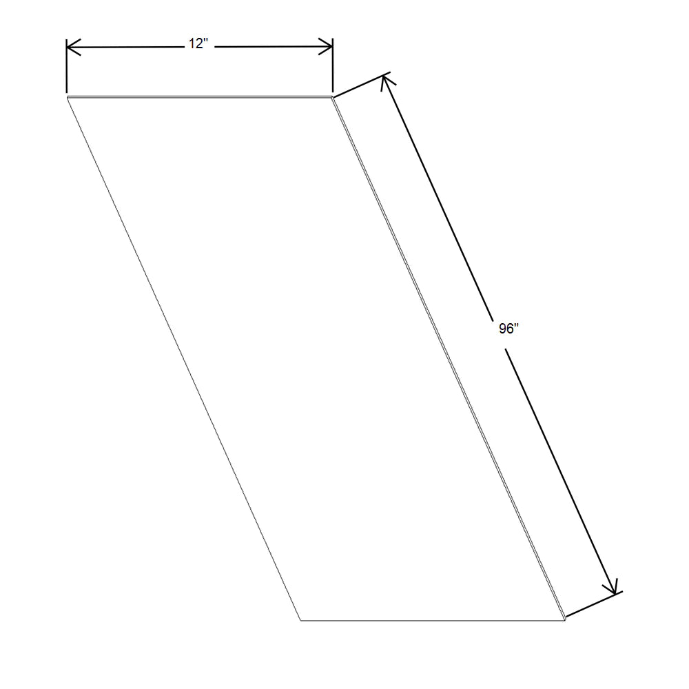 Fabuwood Allure Luna Desert Oak 23 1/4" W X 96 1/8" H X 1/4" D Finished End Skin