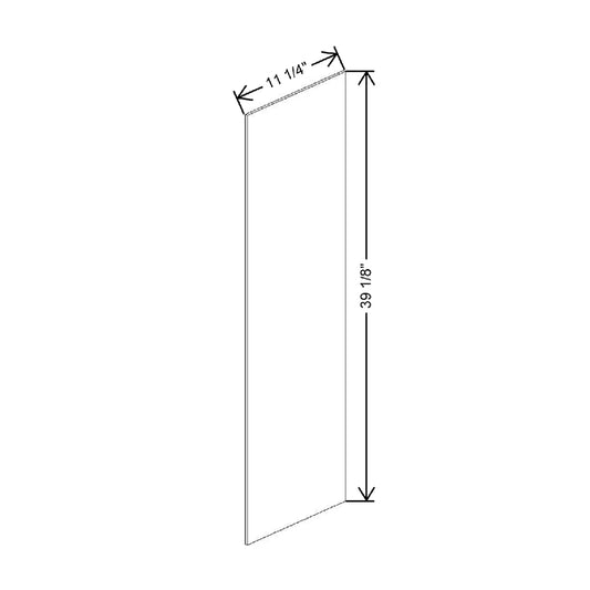 Fabuwood Allure Luna Indigo 11 1/4" W X 39 1/8" H X 1/4" D Finished End Skin