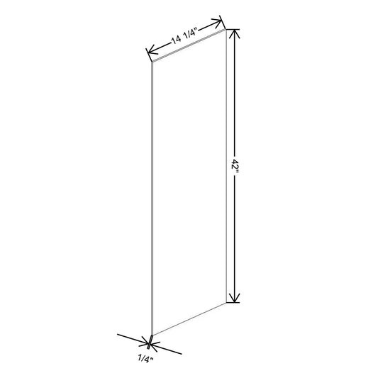 Fabuwood Allure Luna Desert Oak 14 1/4" W X 60 1/8" H X 1/4" D Finished End Skin
