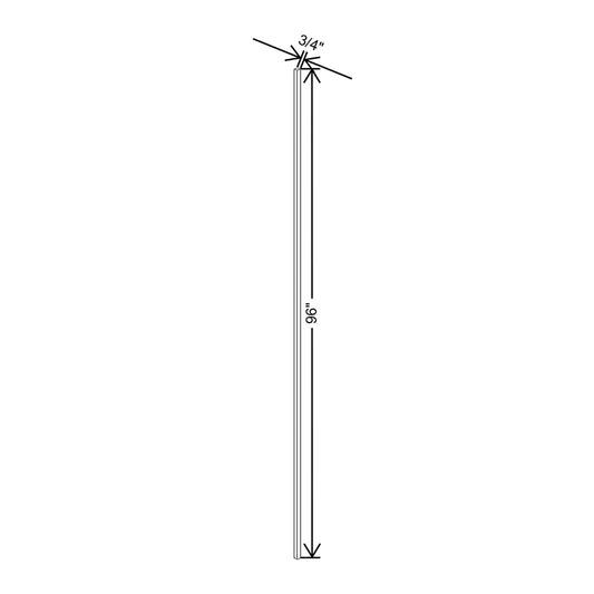 J&K Hazel H8 Tall Filler 3/4" W x 96" H