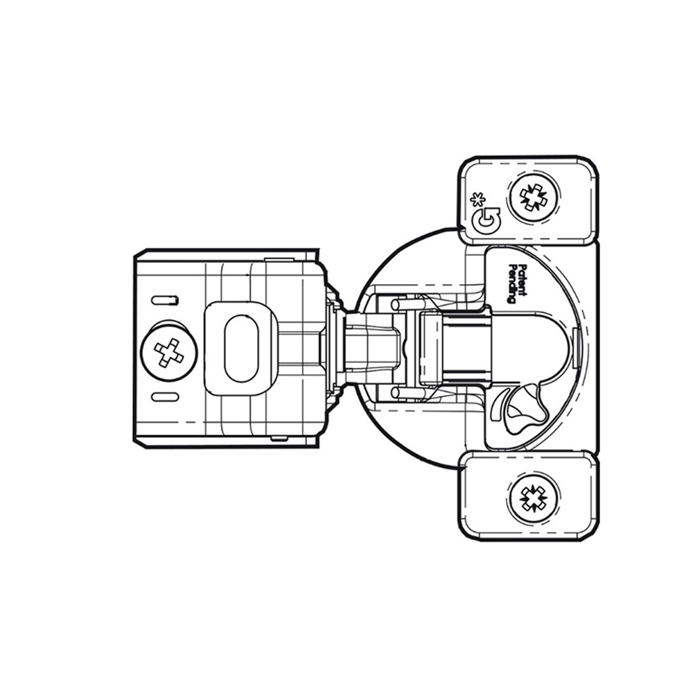 Wolf Classic York White Paint Soft close hinge