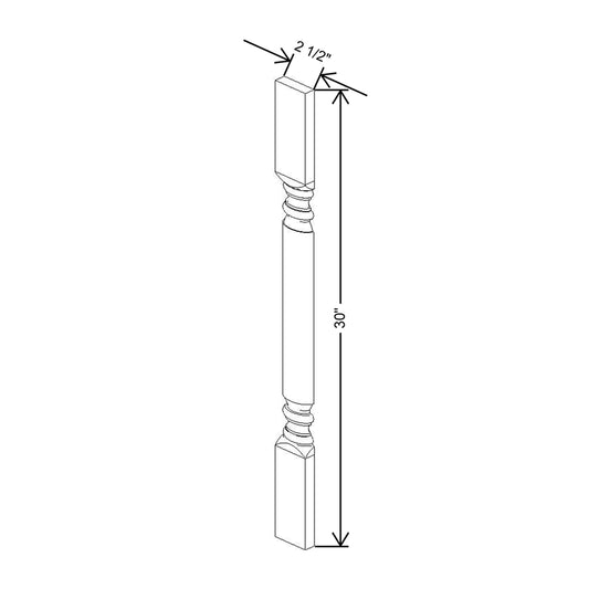 CNC Concord Elegant Ocean 30" H Spindle Plain