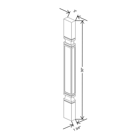 Cubitac Imperial Montclair Sapphire Spindle Shaker 30"H