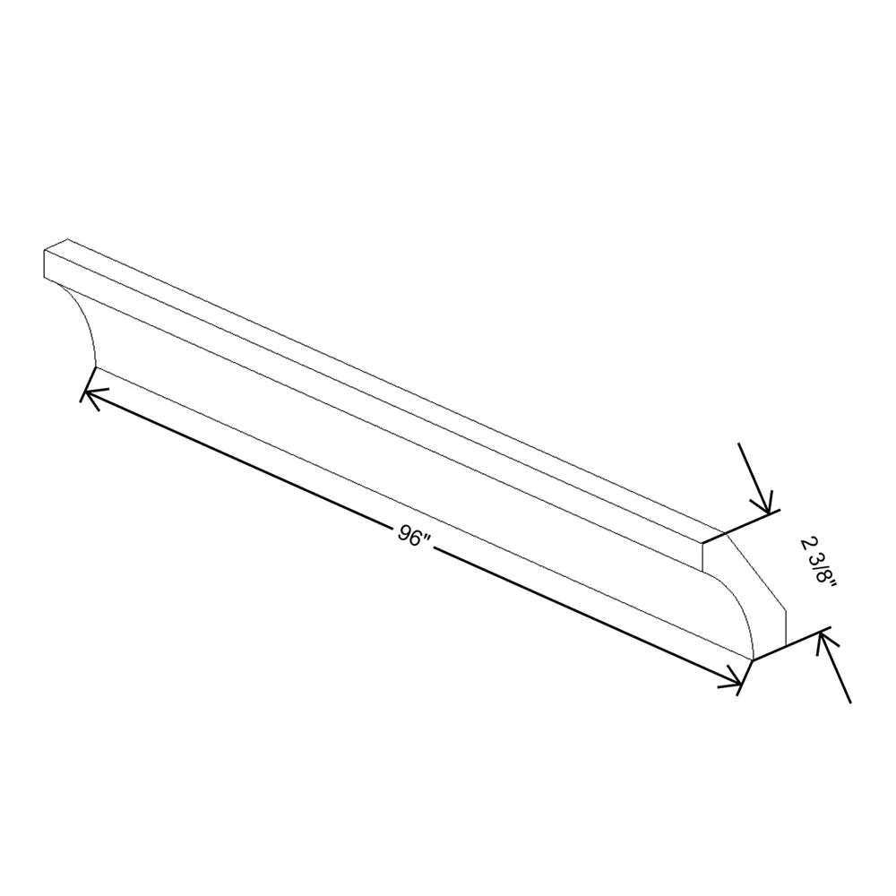 J&K Sage E3 96" W Cove Molding