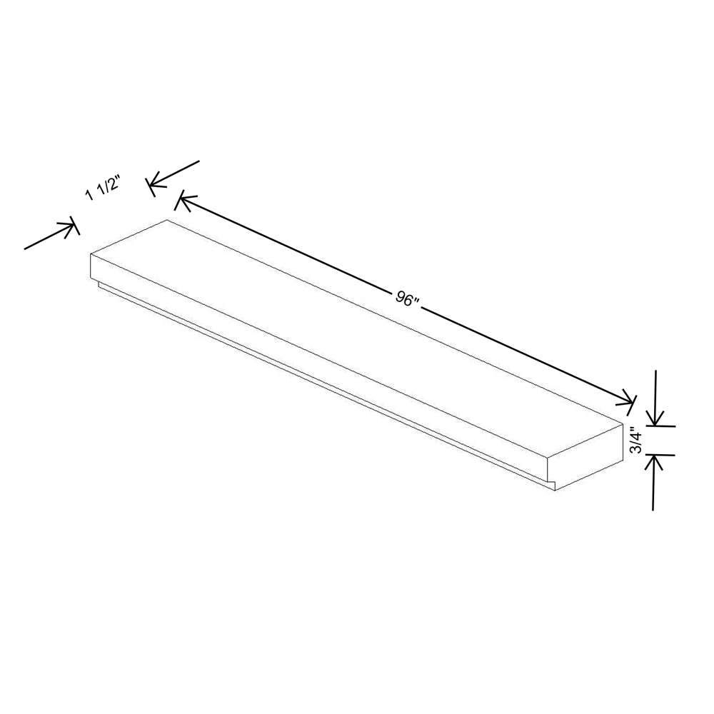 Fabuwood Illume Catalina Olmo 3 Starter Molding 3/4" X 1 1/4" X 96"