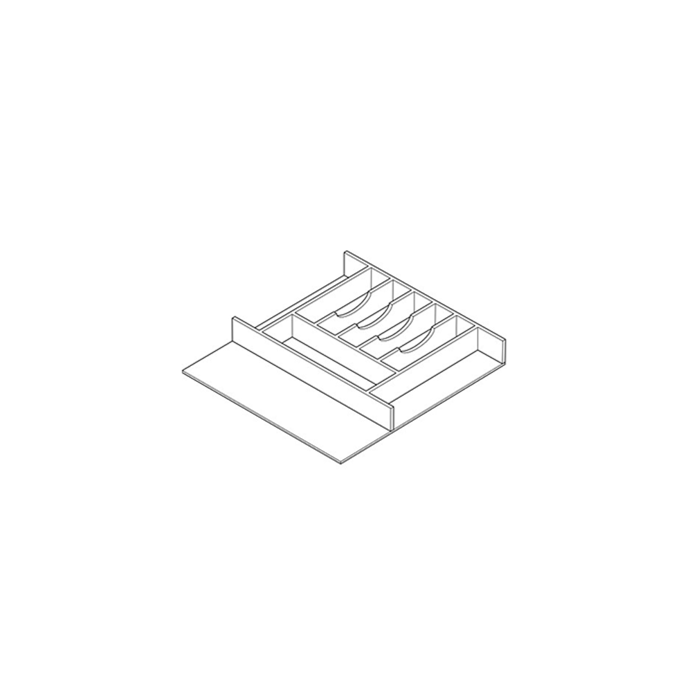 Cubitac Imperial Madison Dusk 21/24"W Trimmable Cutlery Divider