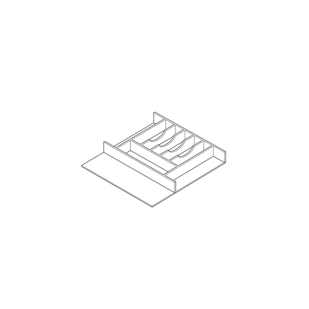 Cubitac Imperial Montclair Sapphire 21/24"W Trimmable Cutlery Divider