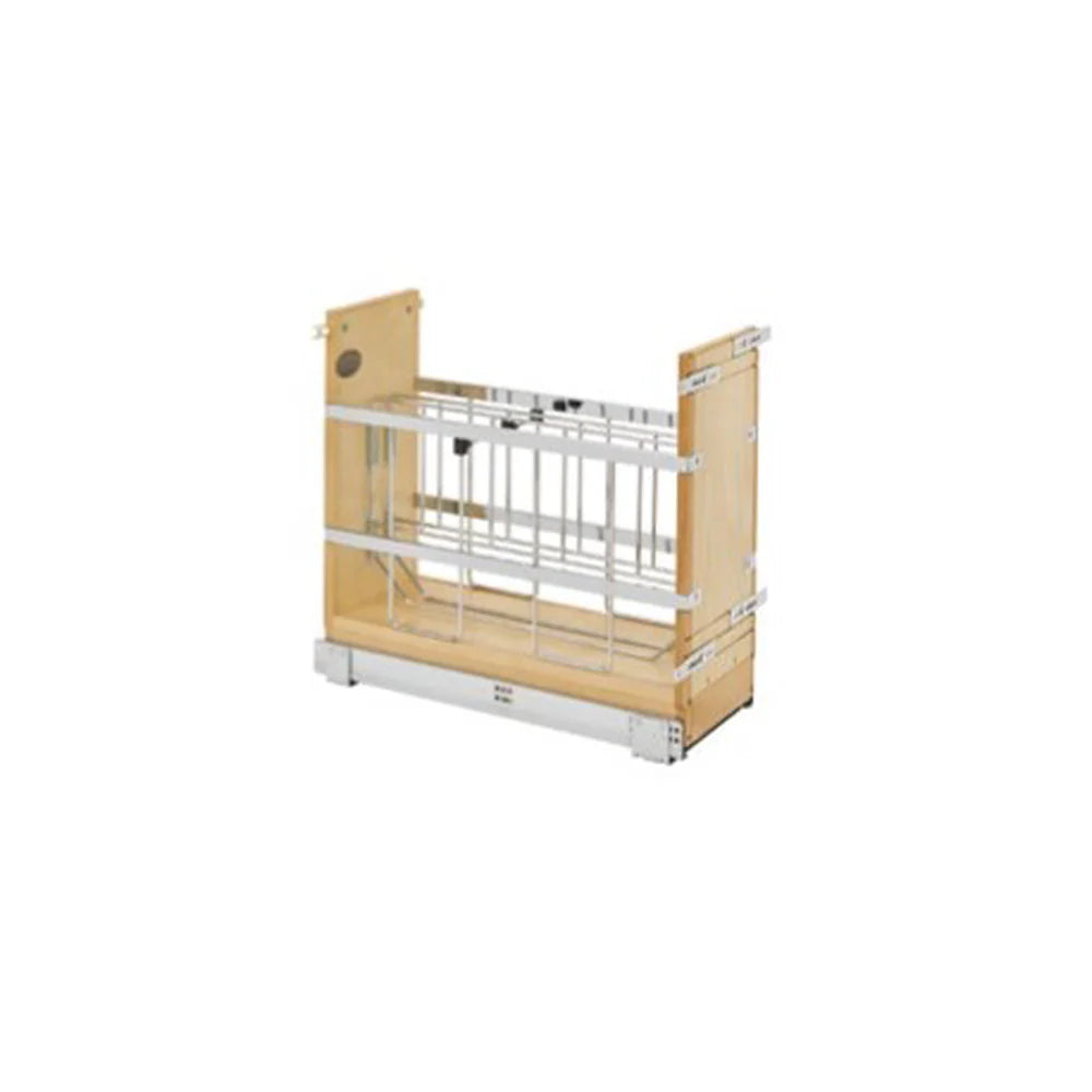 Fabuwood Allure Luna Desert Oak 9" W Base Tray Divider Pull Out w/Blum Slides