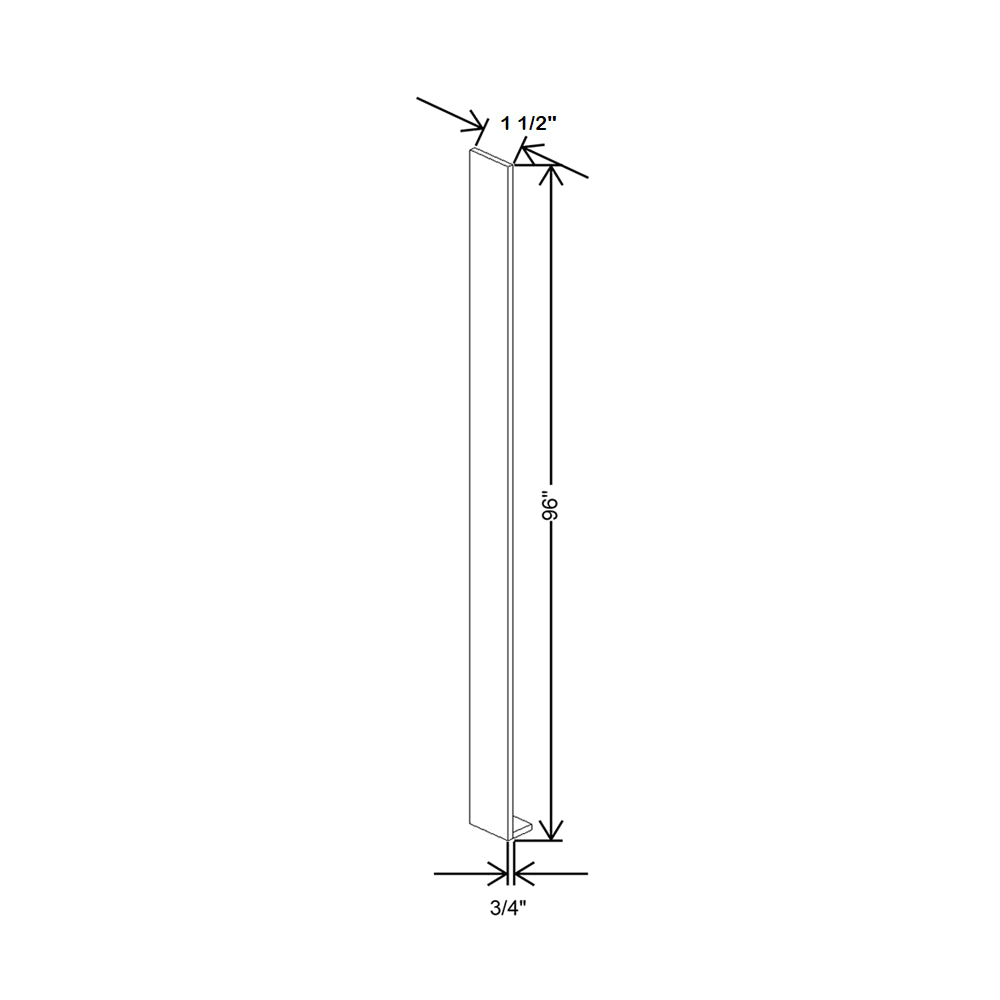 Cubitac Imperial Montclair Lace 96"H Tall Filler