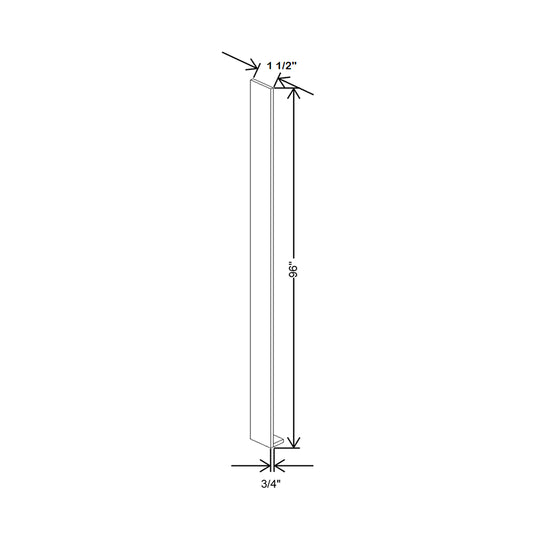 Cubitac Imperial Montclair Lace 96"H Tall Filler