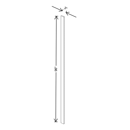 Fabuwood Quest Metro Frost 3" W X 96" H Tall Filler