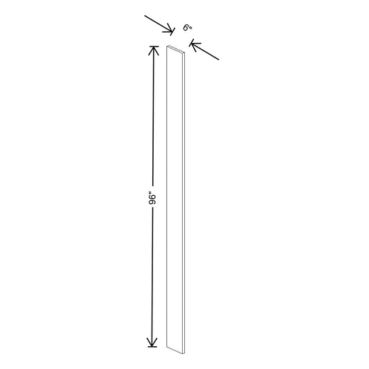 Fabuwood Quest Metro Frost 6" W X 96" H Tall Filler