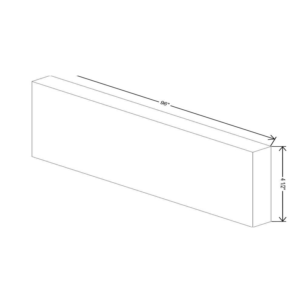 Wolf Classic Grove Terrain Stain 4-1/2"H Toekick 96"W