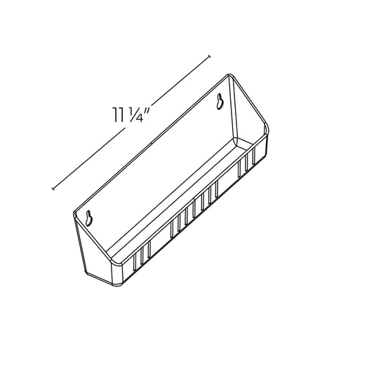 CNC Concord Fashion White Tilt out Tray
