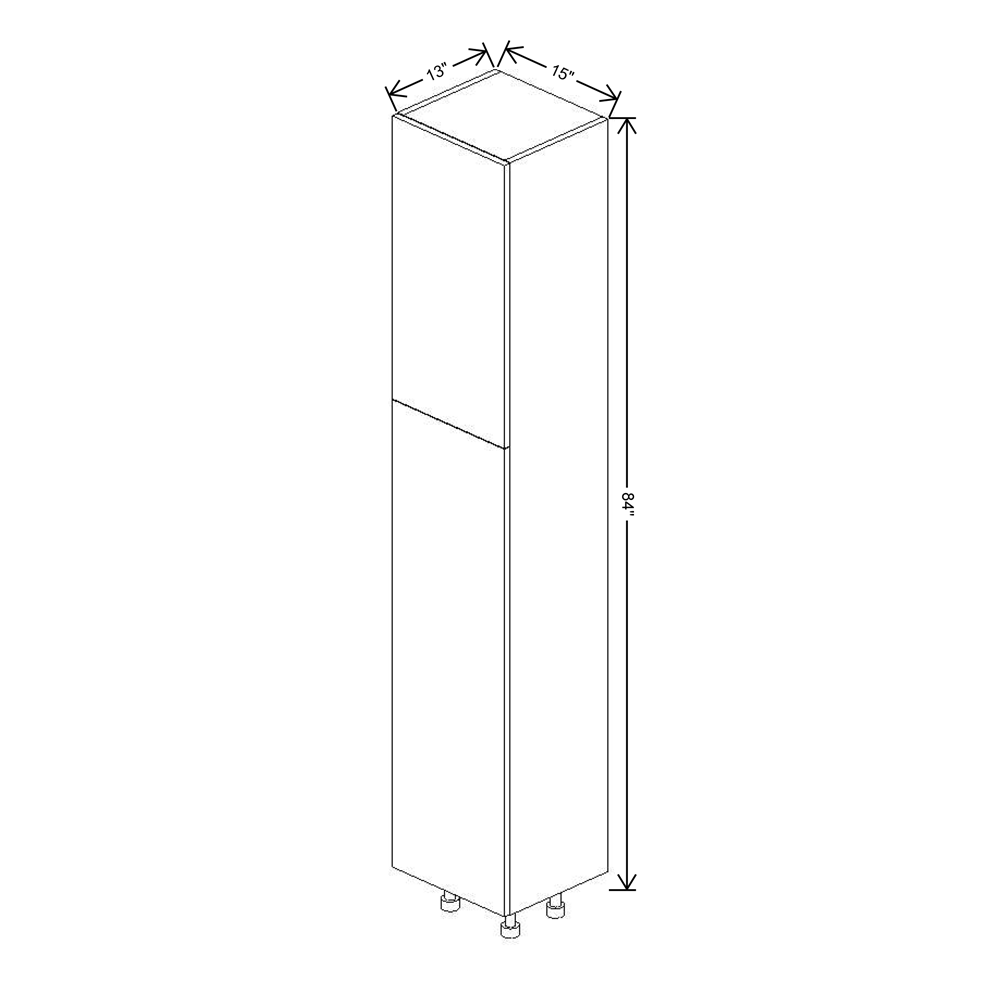 Fabuwood Illume Tuscany Olmo 3  84"H Single Door Pantry