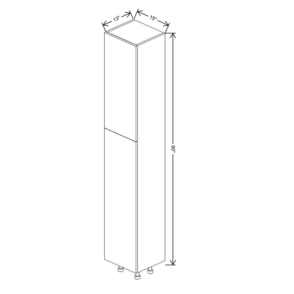 Fabuwood Illume Tuscany Muratti 1 90"H Single Door Pantry