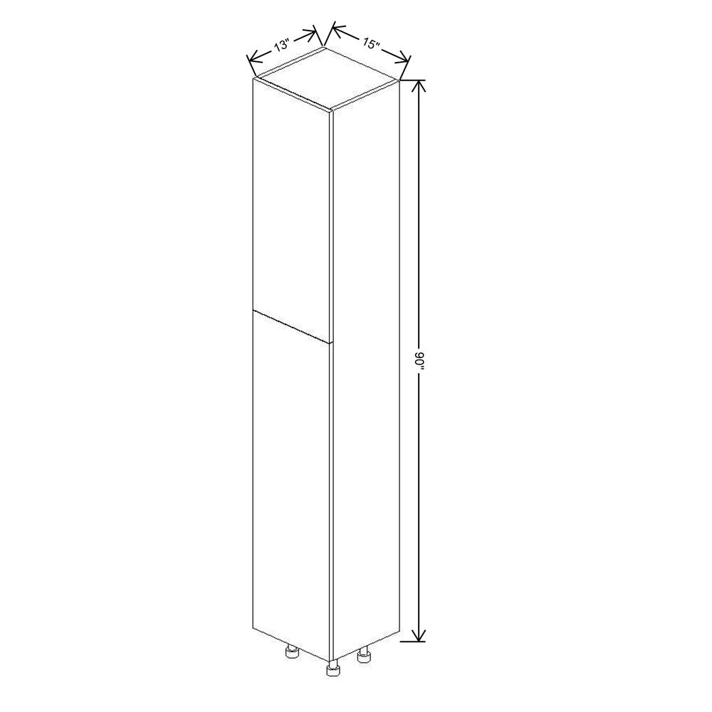 Fabuwood Illume Catalina Como Ash 2 30" High Wall