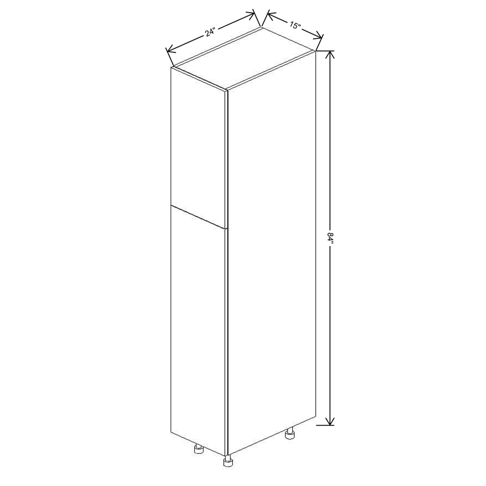 Fabuwood Illume Tuscany Olmo 3  84"H Single Door Pantry