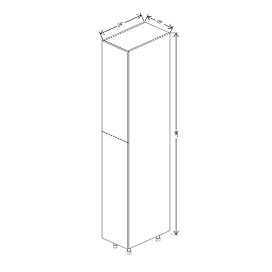 Fabuwood Illume Tuscany Olmo 3  96"H Single Door Pantry