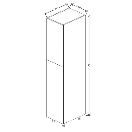 Fabuwood Illume Tuscany Olmo 3  90"H Single Door Pantry